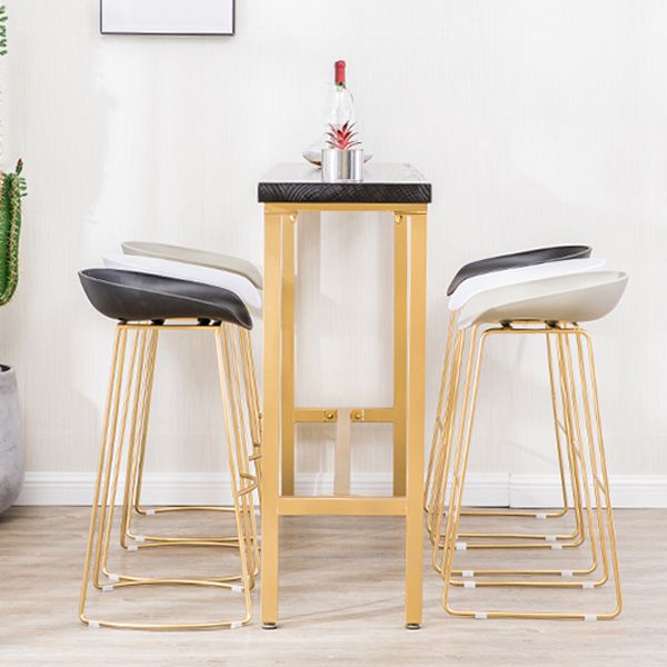 Solid Wood Pub Table Set 1/2/4/7 Pieces Bar Stool and Table Set