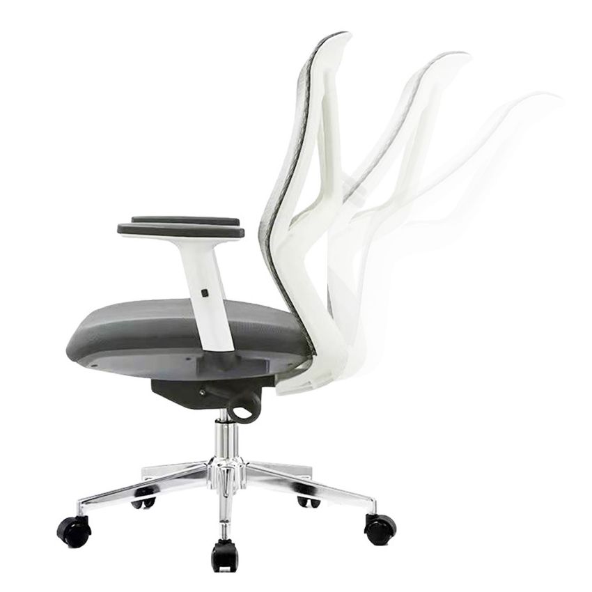 Modern & Contemporary Office Chair Fixed Arms High Back Ergonomic Mesh Task Chair