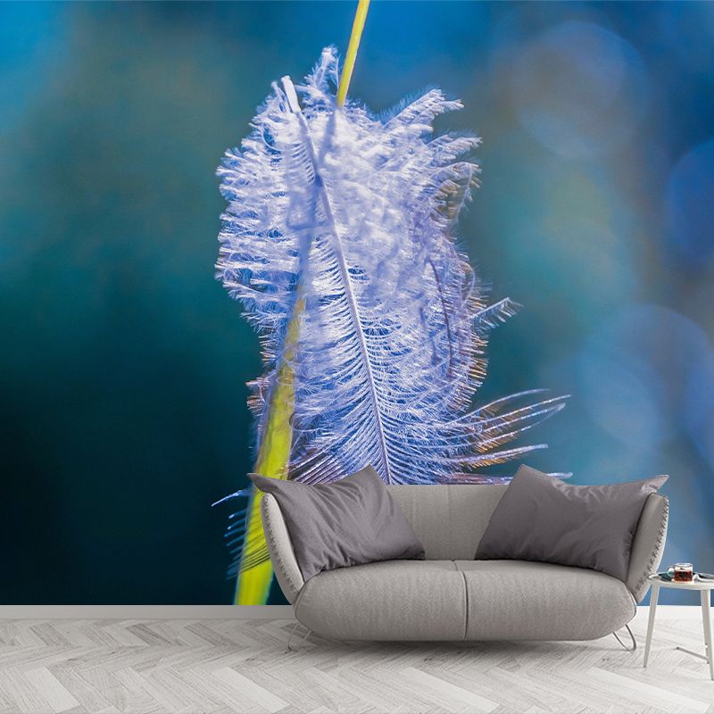 Stain Resistant Wall Mural Photography Feather Contemporary Room Murals