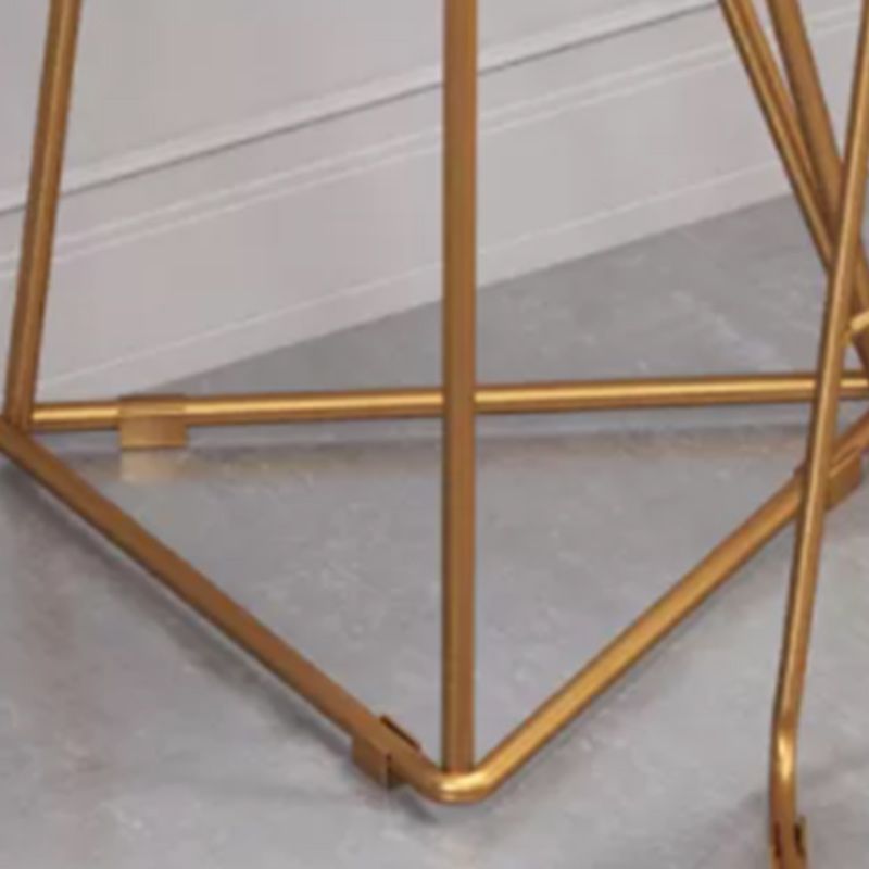 Glam Style Bar Table Set 1/2/4 Pieces Rectangle Bar Table with High Stools for Home