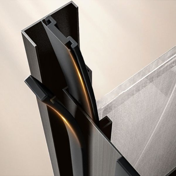 Frame Metal Double Sliding Shower Bath Door 78.7 High Clear Shower Door