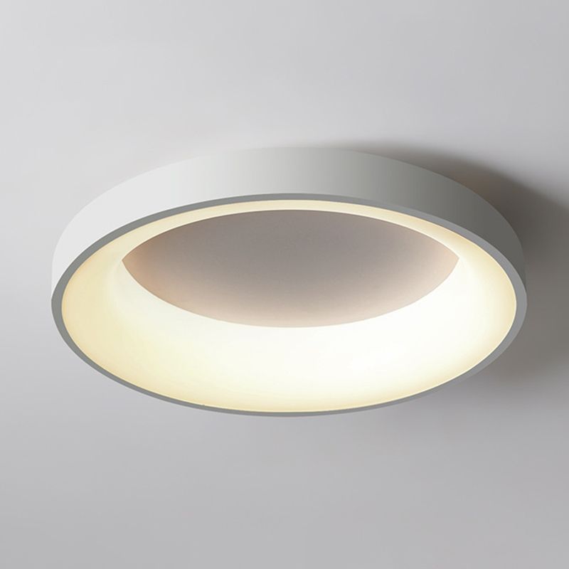 Metal Circular Rubor montura de techo Lámpara Nórdica Estilo Nórdico Iluminación de montaje para dormitorio