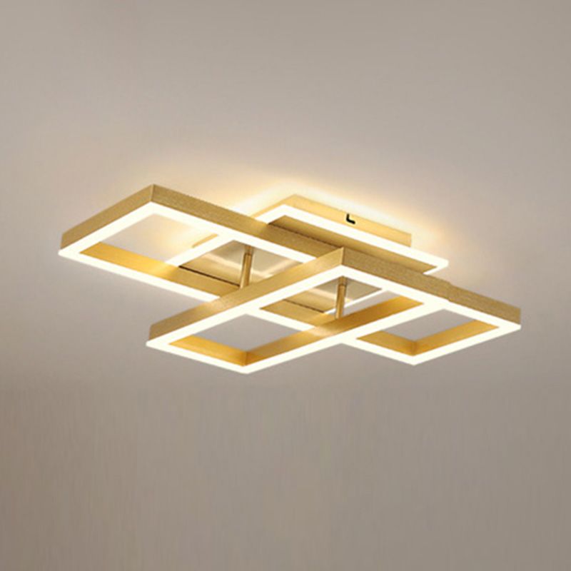 Accesorios modernos de techo de montaje de montura de rubor múltiple para sala de estar