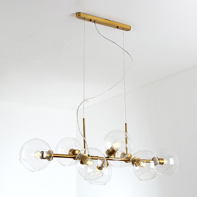 Modern Unique Shape Hanging Ceiling Lights 8 Lights Hanging Light Fixtures for Dining Room