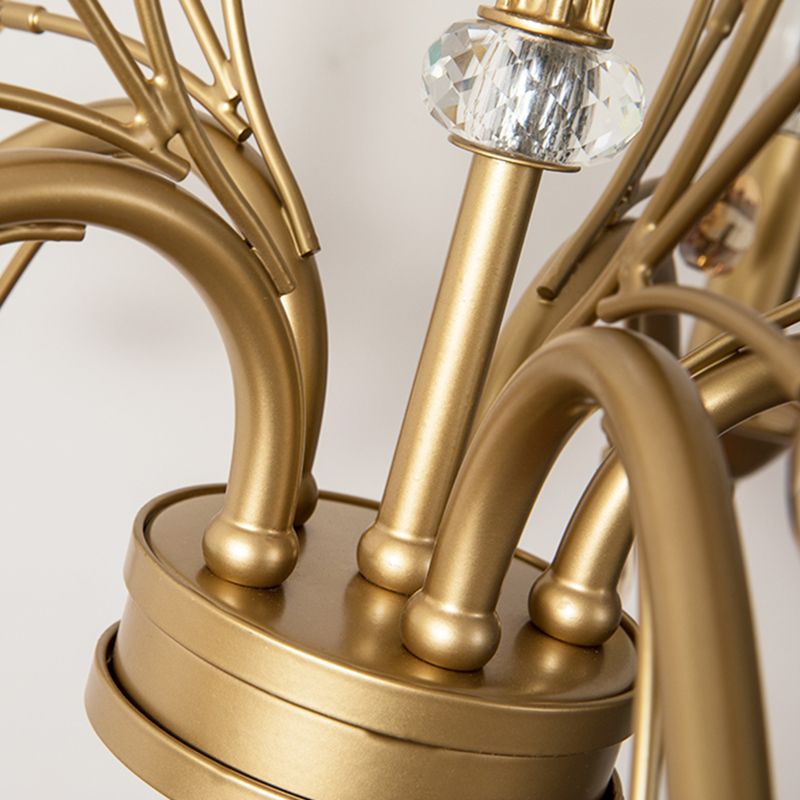 Suspended Lighting Fixture Traditional Crystal Branches Chandelier Light Fixture