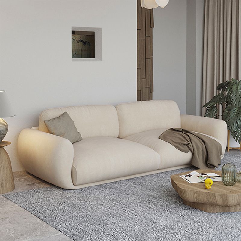 Modern Square Arm Loose Back Sofa 39"W Sofa for Living Room