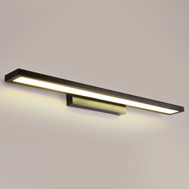 Rectangle Sconce Light Fixture Modern Metal 1 Light Wall Light Fixture