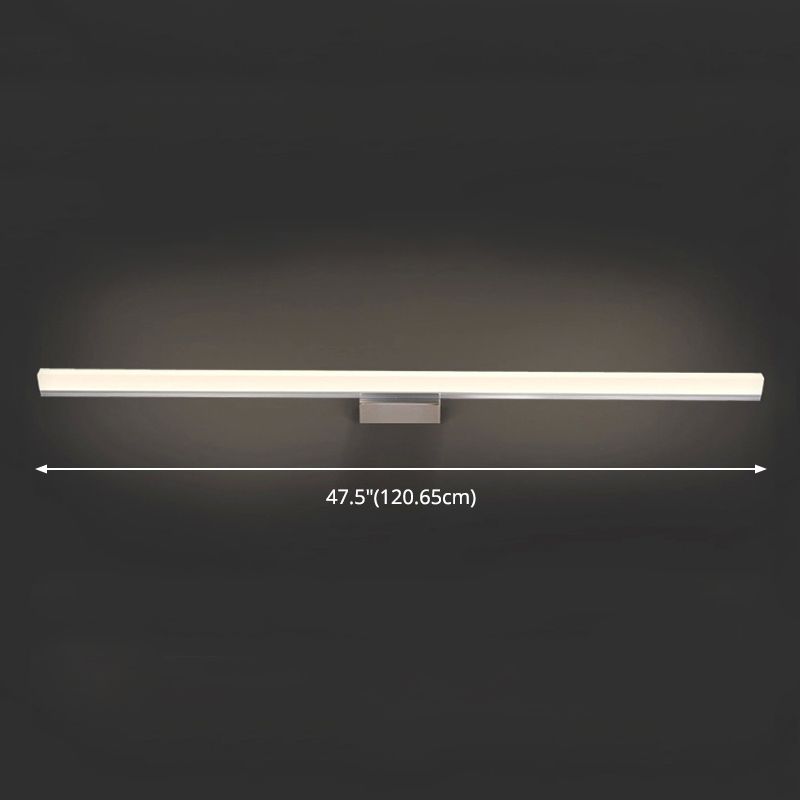 Elongated Vanity Light Fixtures Modern Simplicity Acrylic Wall Mount Lamp for Bathroom