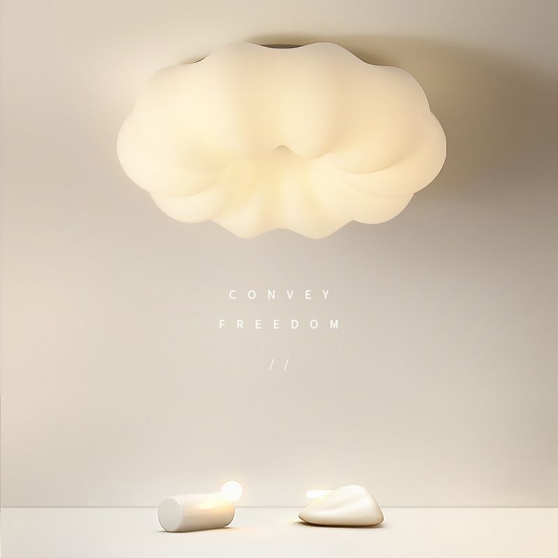 Luz de techo de metal con forma geométrica de estilo moderno, luz de techo de 5 luces para restaurante