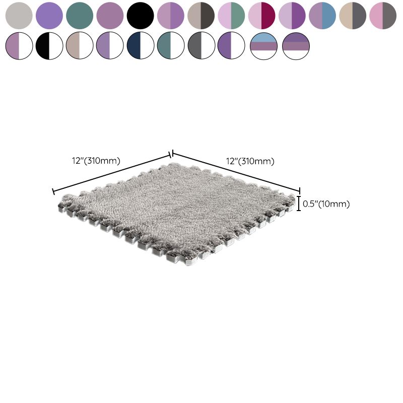 Multi-Color Level Loop Carpet Tile Non-Skid Interlocking Bedroom Carpet Tiles