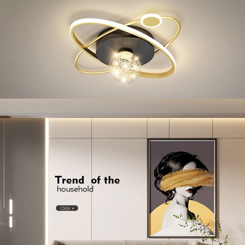 Lámpara de techo incorporada Lámpara LED creativa lámpara de dormitorio lámpara de restaurante