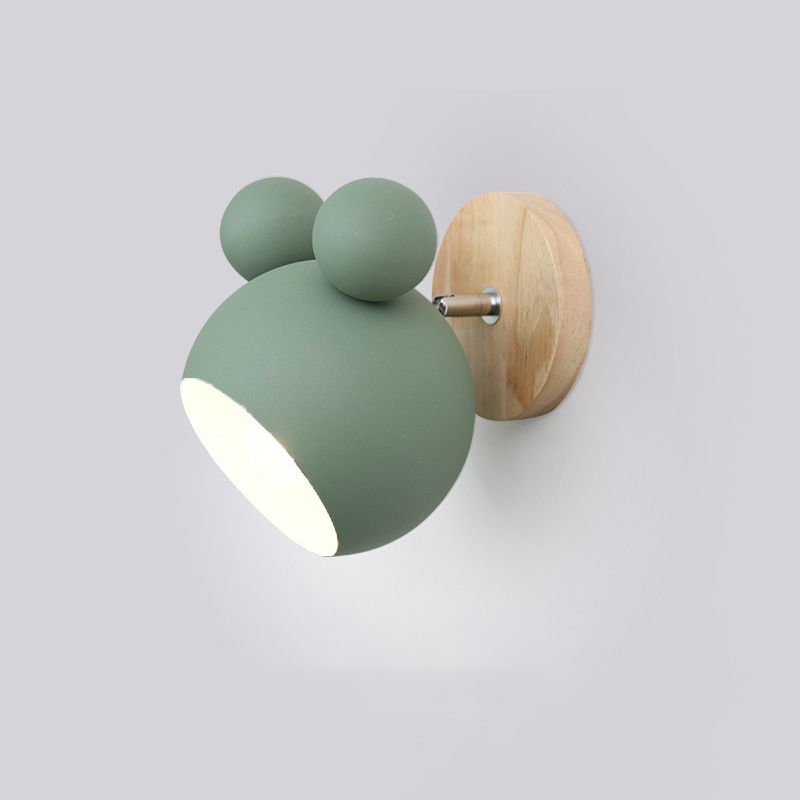 7 "H MacAroon Style Cartoon Mini Wall Lampada Nordic Stile Simplezza SIMPLICITÀ SCONCI