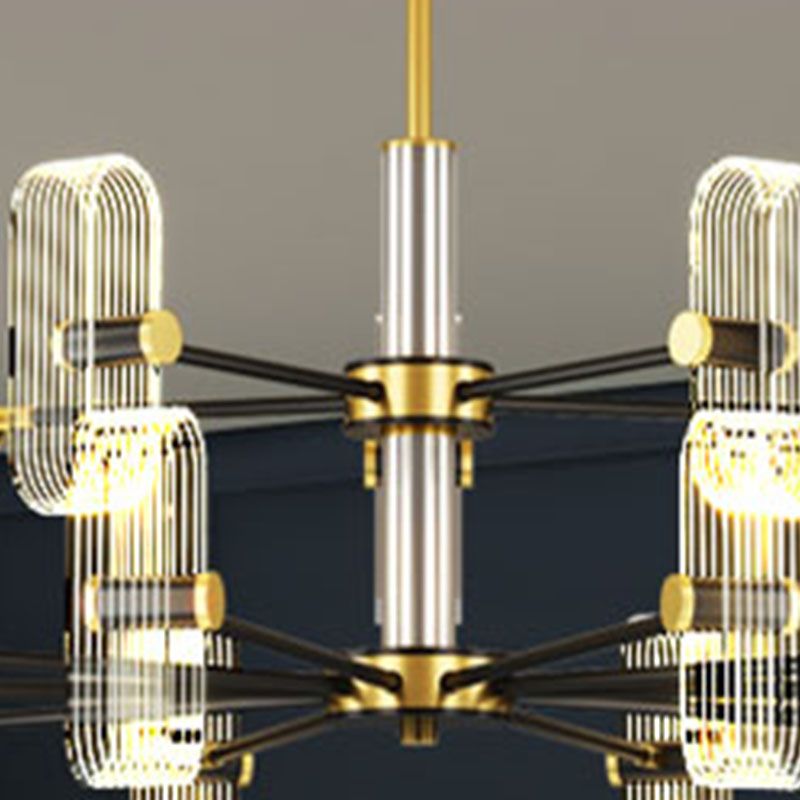 1/2 Tier LED Ceiling Pendant Light Modern Chandelier Lighting Fixtures