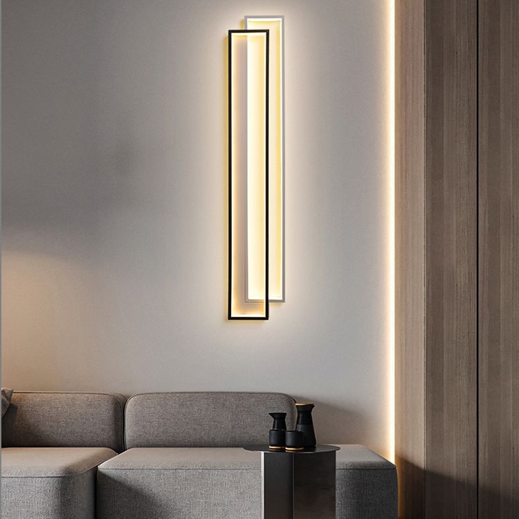 Simplicité lampe à la ligne rectangle des lampes murales intérieures