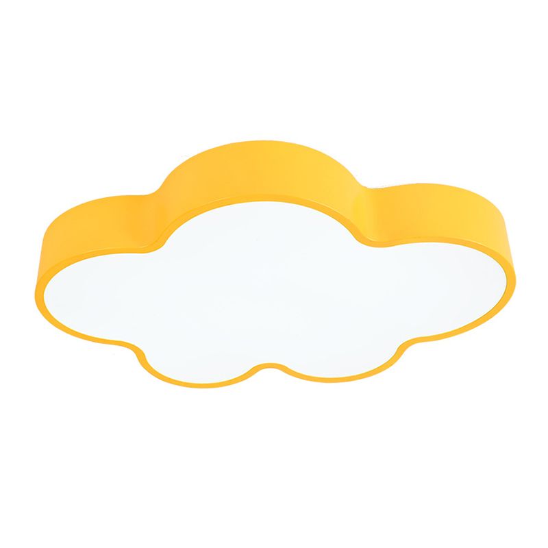 Cloud Shade Nursery Chandelier Lighting Acrylic Minimalist LED Pendant Light Fixture