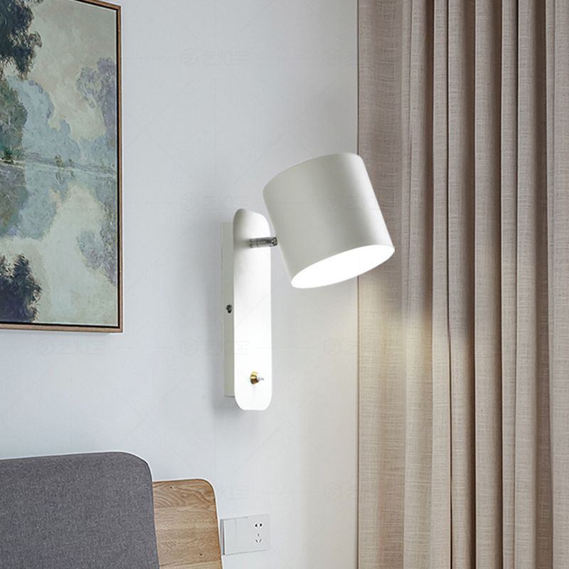 1-Licht-Halbzylinderwandbeleuchtung moderner Metallwandmontage-Leuchte mit Metallwand