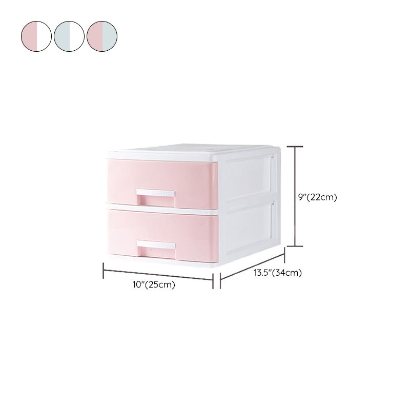 Contemporary Lateral Filing Cabinet Plastic Home or Office File Cabinet with Drawers