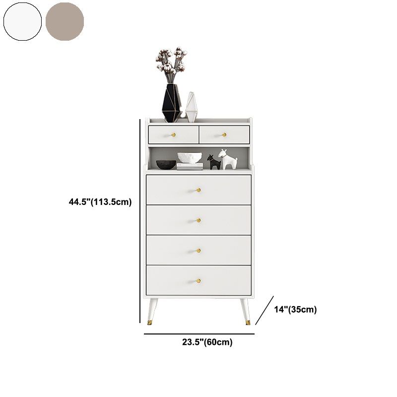 13.65-inch Width Storage Chest Dresser Modern Stone Storage Chest