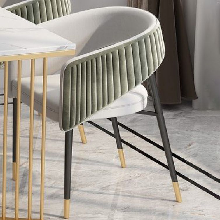 Glam 1/5/7 Pieces Dining Set Rectangle Stone Dining Table for Dining Room