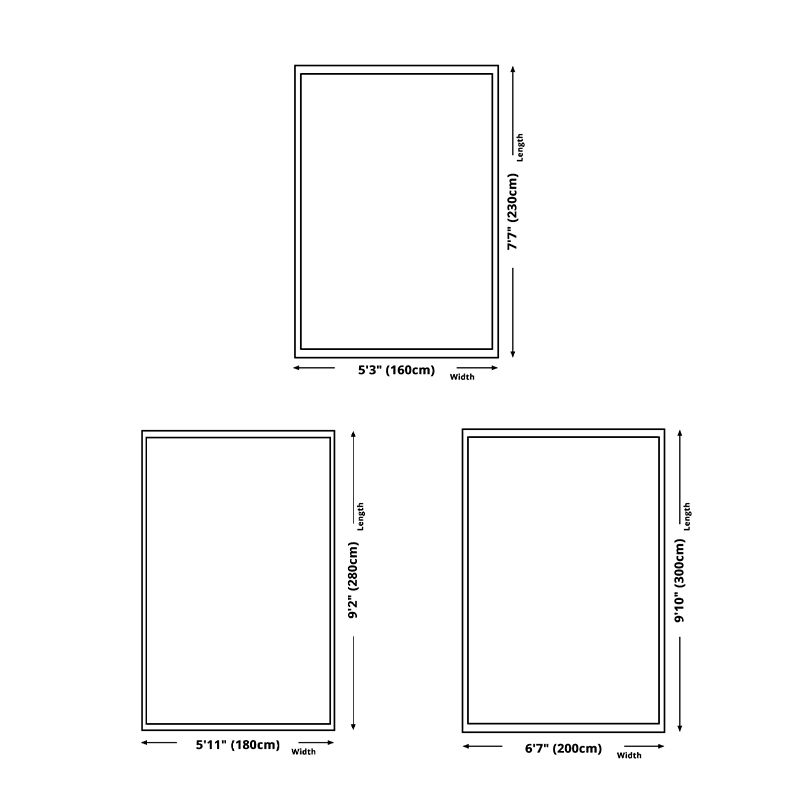 Grey Modern Rug Polyester Striped Indoor Rug Non-Slip Backing Rug for Living Room