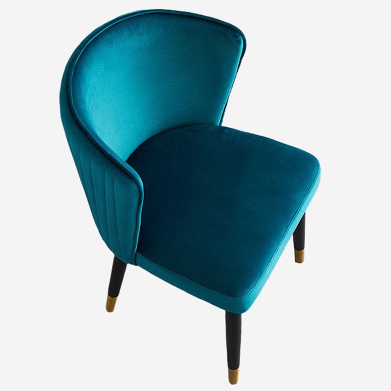 Glam Parsons Armless Dining Chairs Upholstered Dining Side Chair