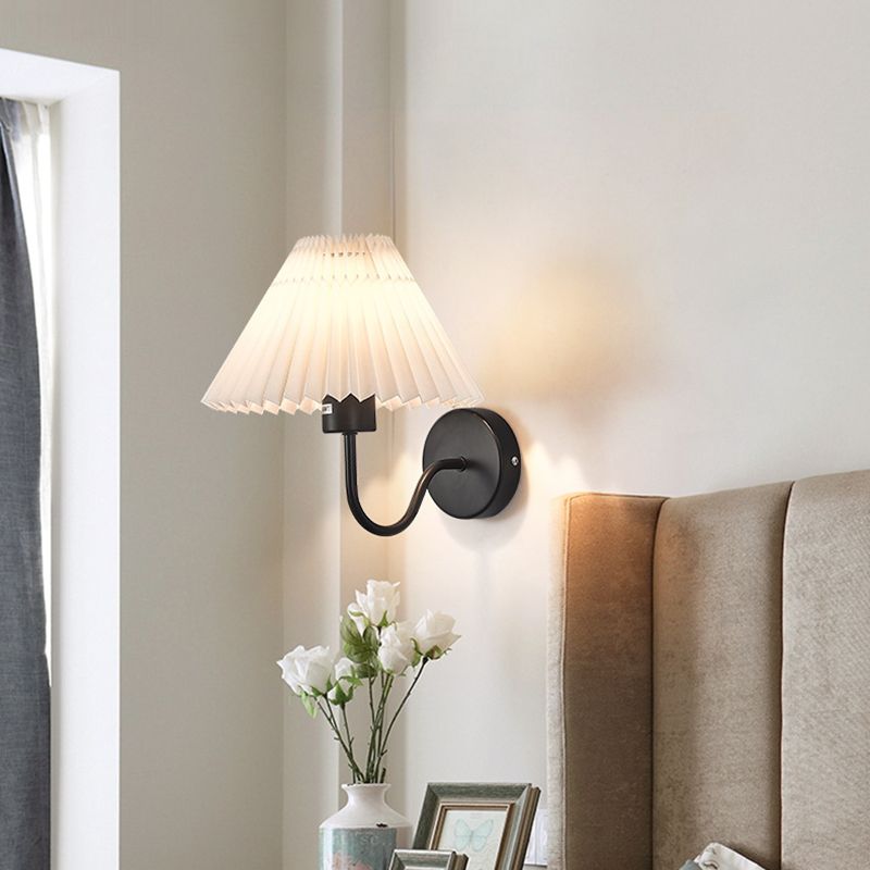 Modern Cone Wall Lamps Metal 1 Light Wall Light Fixtures for Bedroom
