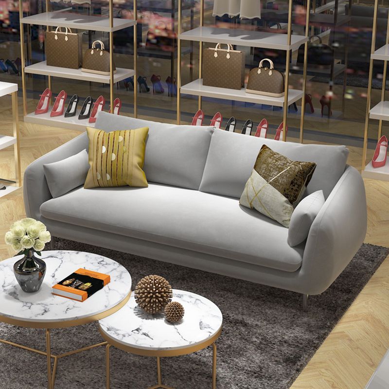 Modernism Standard 4 Legs Sofa Square Arm Sofa for Living Room