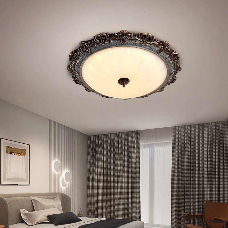 Lámpara de techo retro de estilo tradicional para dormitorio, salón, montaje empotrado