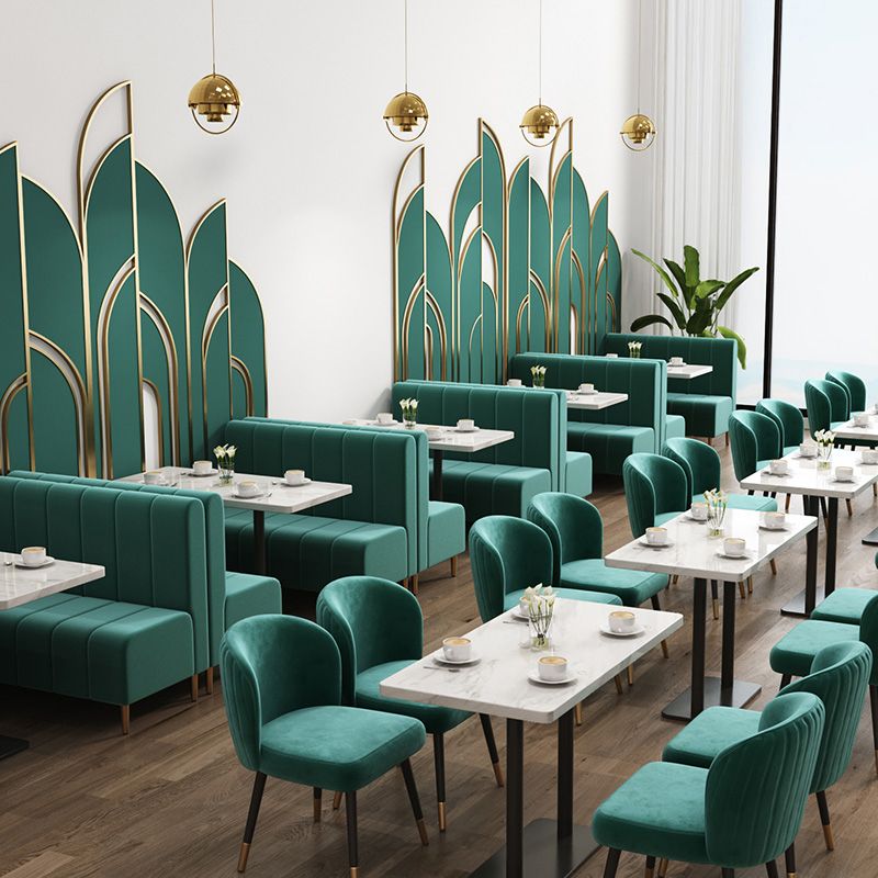 Silla de comedor de estilo escandinavo de metal, silla lateral sin brazos para comedor