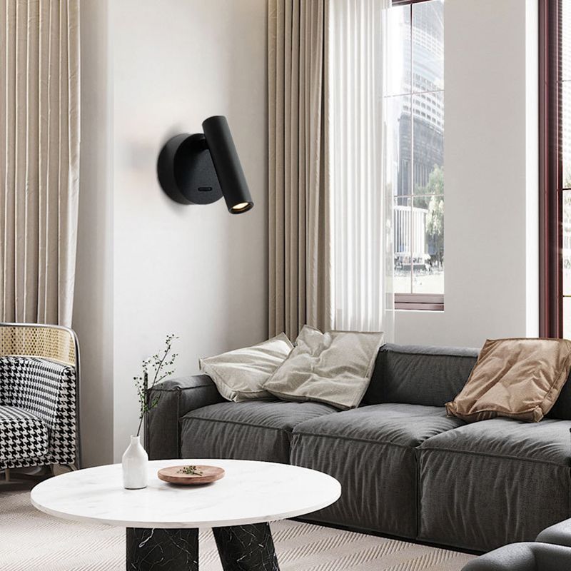 Metal Cylinder Sconce Lights Simplicity 1 Light Wall Lighting Ideas