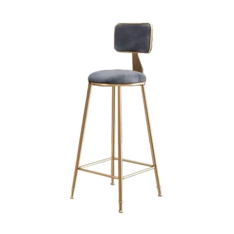 Nordic Style Metal Bar-stool Round Counter Bar Stool for Kitchen Bar
