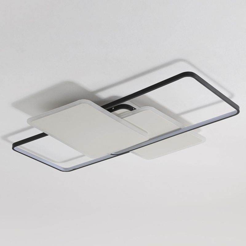 Traverse Plafonnier Plafonnier Minimaliste En Métal Salon LED Plafonnier Éclairage