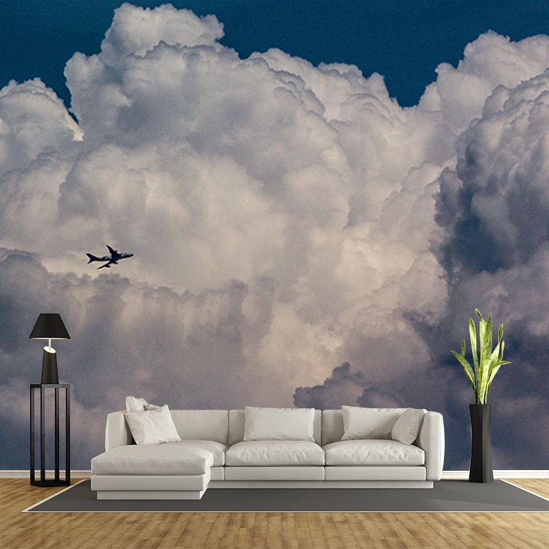 Beautiful Scenery Mural Sky Mildew Resistant for Kitchen Wall Decor