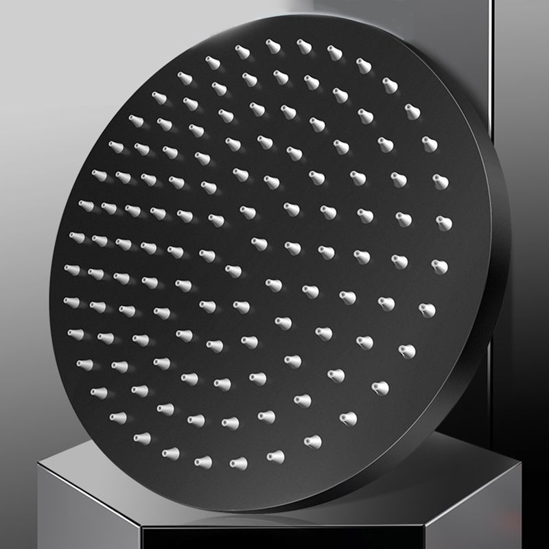 Contemporary Shower Head Combo Fixed Shower Head Stainless Steel Wall-Mount Shower Head