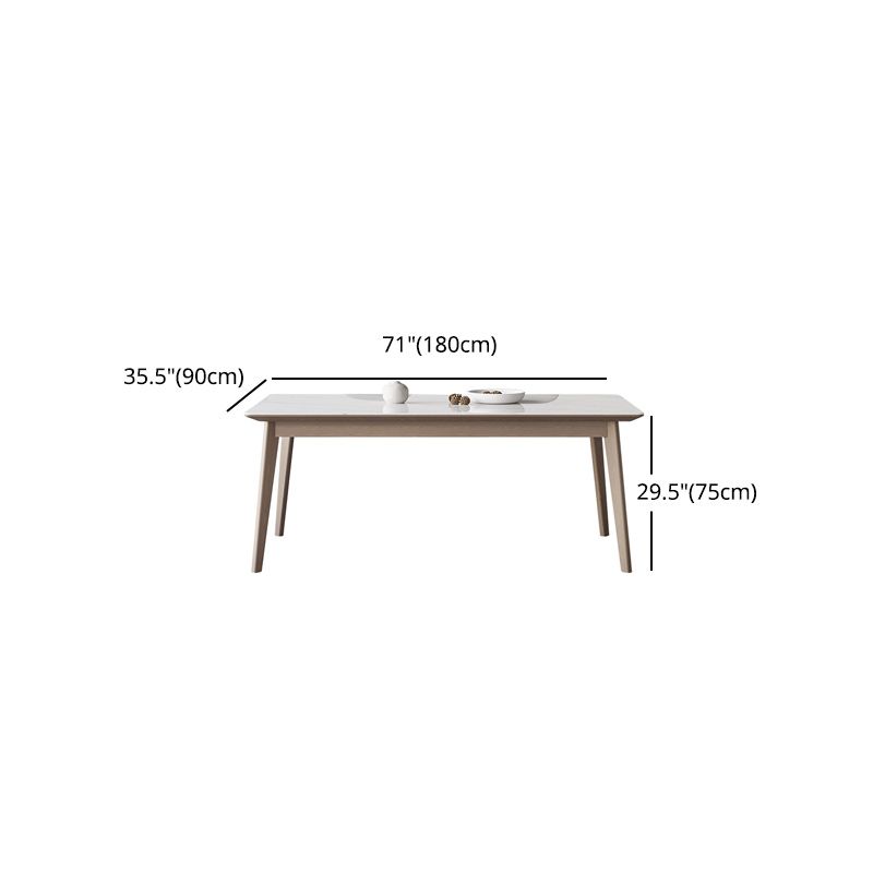 Modern Style 1/2/5/7 Pieces Dinette Set Solid Wood Dining Table and Chairs