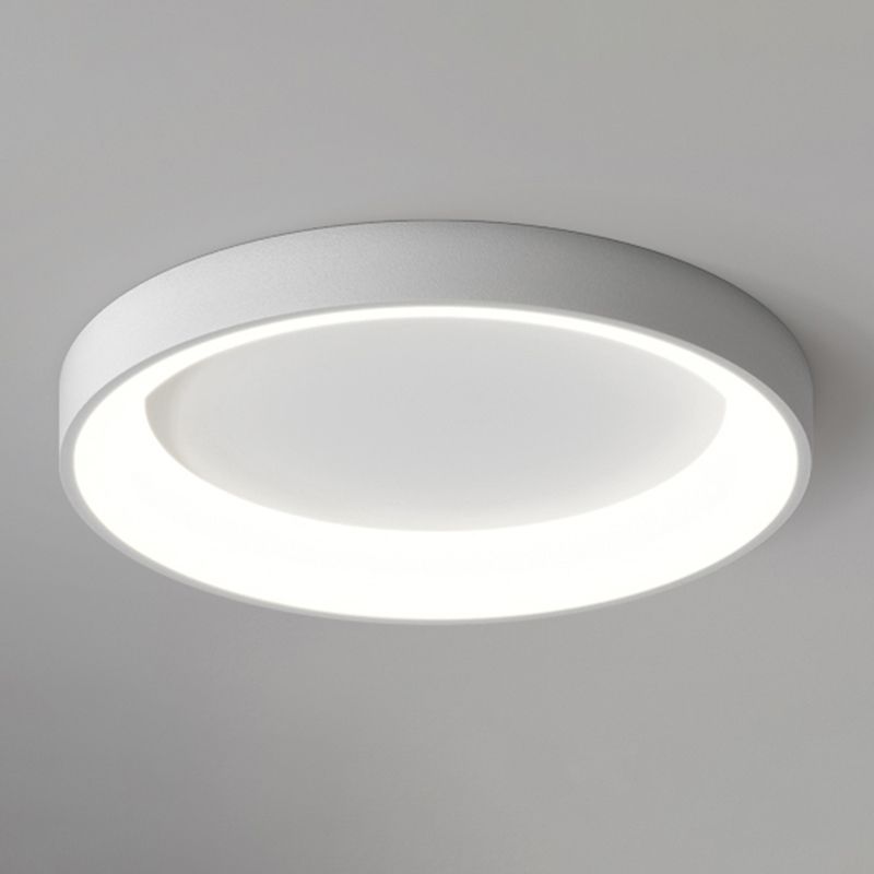 Circular Flush Mount Light Fixtures Modern Acrylic Flushmount