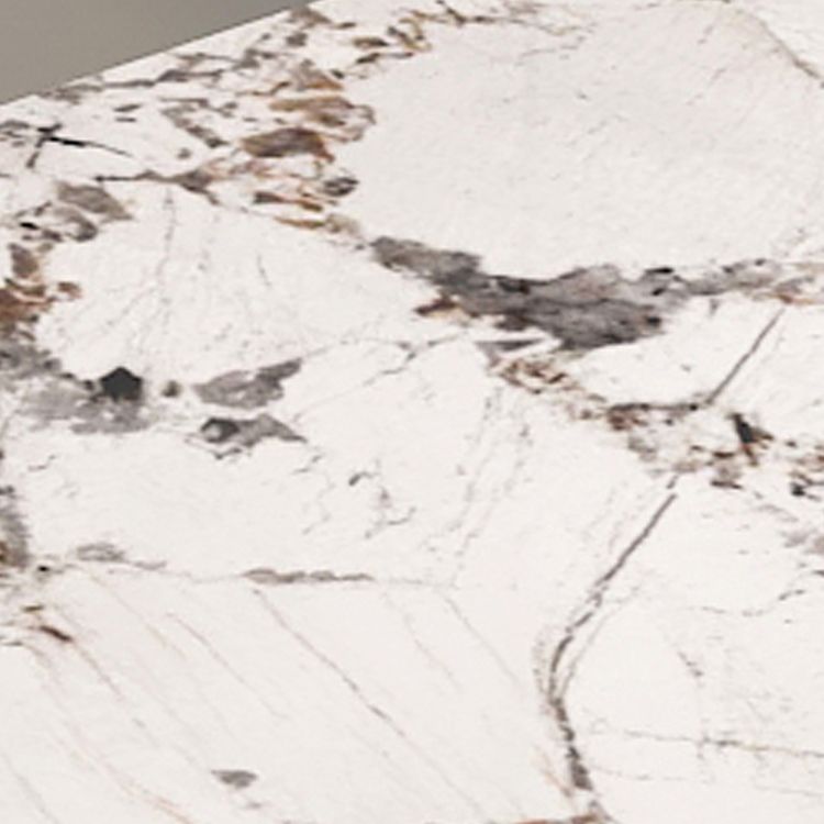 Round Dining Set with Solid Back Chairs 1/2/3 Pcs Stone Top Dinette Set for Kitchen