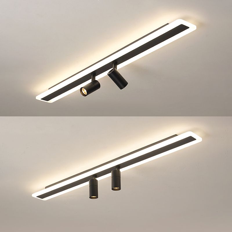 LED Flush Mounted Ceiling Lights Modernist Flush Mount Lighting with Spotlights