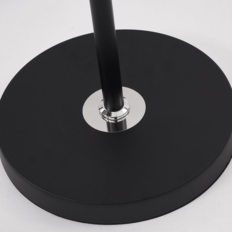 Lámpara de mancha de forma lineal moderna lámpara de mapas de 1 luces en negro