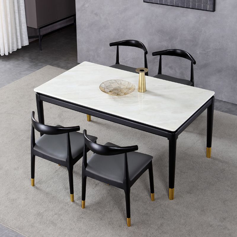 Silla lateral interior escandinava Silla de comedor tapizada con respaldo abierto de madera