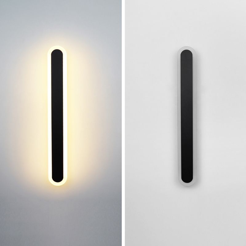 Modern Minimalist Style Linear Vanity Lighting Fixtures Metal Vanity Sconce