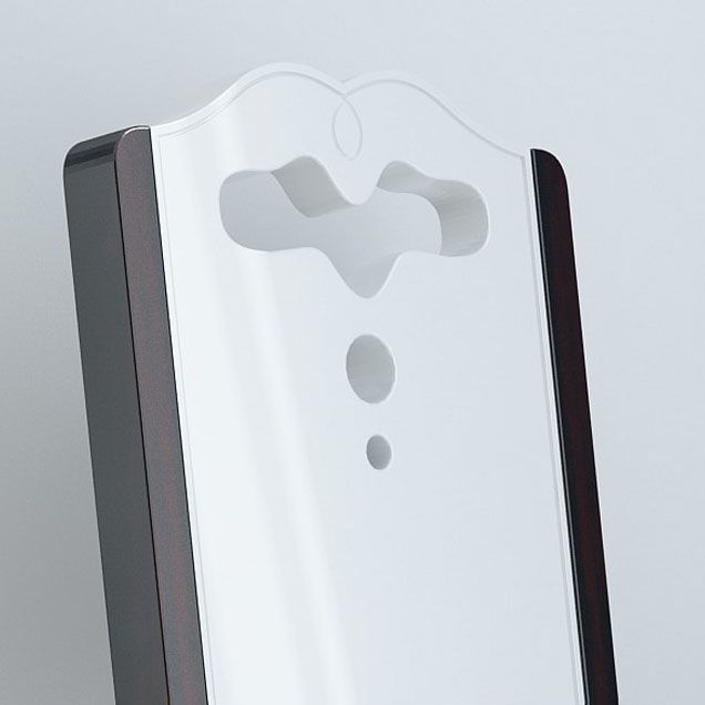 Silla de comedor de madera contemporánea, respaldo abierto sin brazos, sillas laterales de comedor