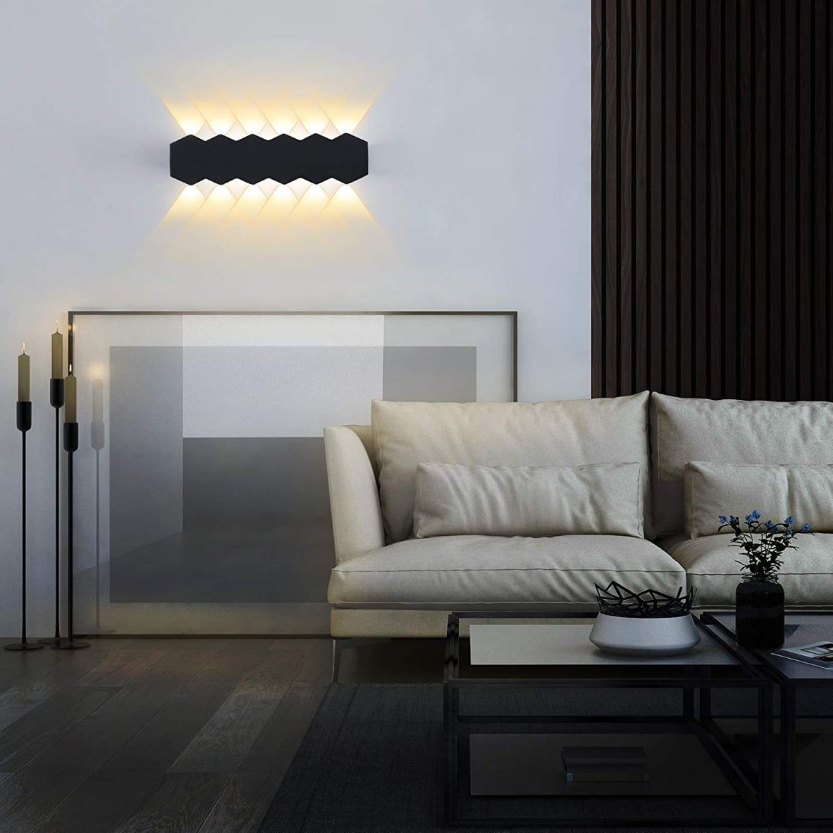 Modern Simple Wall Sconce Led Multi Light Wall-washer Light for Living Room