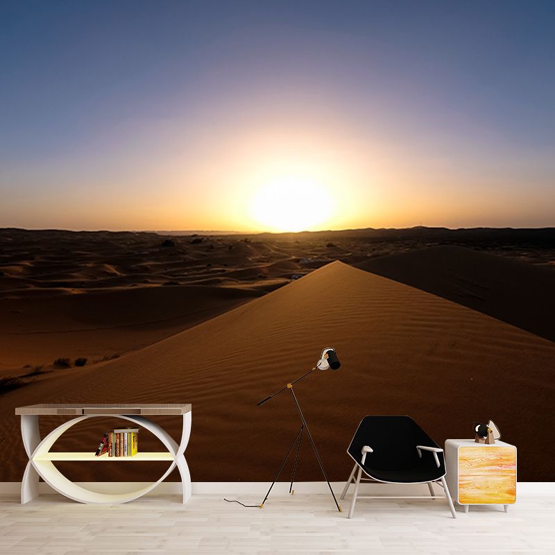 Desert Landscape Photography Mildew Resistant Wallpaper Sleeping Room Wall Mural
