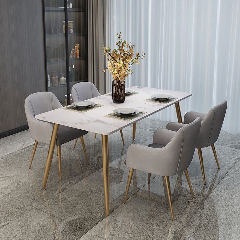 Glam Stone Dining Room Set 1/2/5/7 Pieces Dining Furniture Set /Separate Items