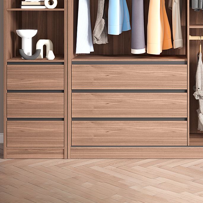 Contemporary Sliding Door Storage Cabinet Bedroom Cabinet with Drawers