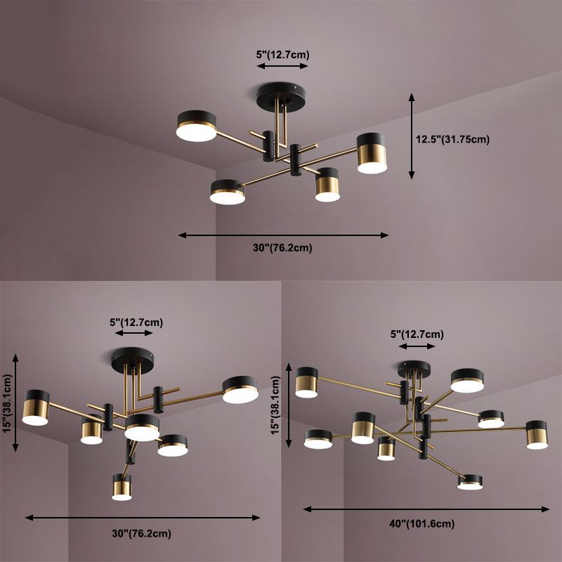 Nordic Led kroonluchter postmoderne stijl hanglamp lamp voor woonkamer voor woonkamer
