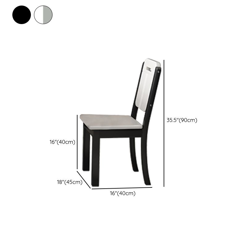 Modern Style Furniture 1/7/ Pcs Round Stone Dinette Table with Armless Chair