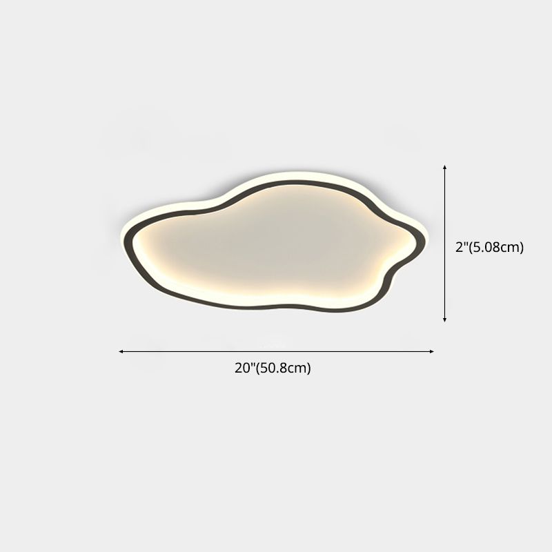 Minimalisme Metalen LED-inbouwlamp Geometrische plafondinbouw voor slaapkamer