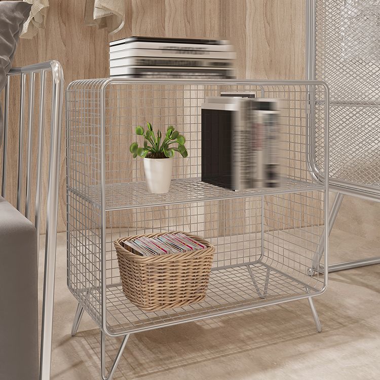 Moderner Metal -Bücherregal mit Metal -Bücherregal für Zuhause und Büro geschlossen